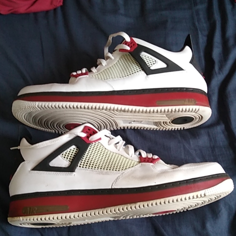 Air Jordan 4 Fusion "White Varsity Red"
